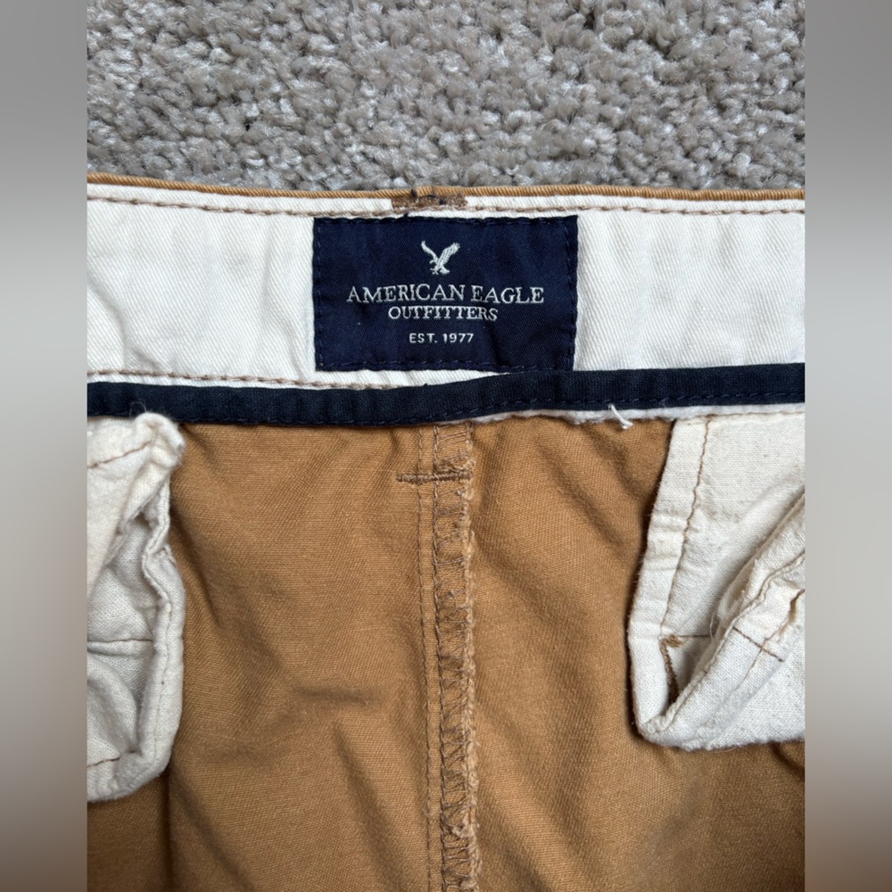 American Eagle Outfitters Relaxed Straight Khaki Pant - Picture 10 of 13